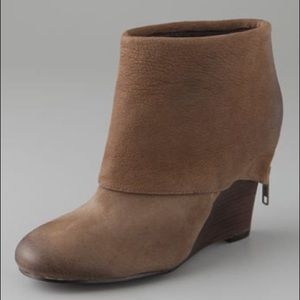 ASH WEDGE LEATHER BOOTS